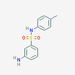 Structure of Benzenesulfonamide, 3-amino-N-(4-methylphenyl)-