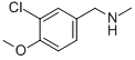 Structure of N-METHYL-(3-CHLORO-4-METHOXY)BENZYLAMINE