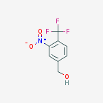 Structure of Benzenemethanol, 3-nitro-4-(trifluoromethyl)-