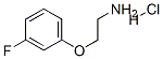 Structure of 2-(3-Fluorophenoxy)-1-ethanamine(HCl)