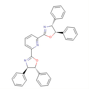 Pyridine, 2,6-bis[(4R,5R)-4,5-dihydro-4,5-diphenyl-2-oxazolyl]-结构式