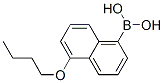 Structure of 5-BUTOXY-1-NAPHTHALENYLBORONIC ACID