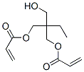 2-ethyl-2-(hydroxymethyl)-1,3-propanediyl diacrylate结构式