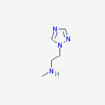 Structure of 2-(1H-1,2,4-triazol-1-yl)ethanamine