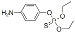 Structure of 4-diethoxyphosphinothioyloxyaniline