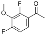 Structure of 2,4-DIFLUORO-3-METHOXY ACETOPHENONE