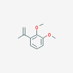 1,2-dimethoxy-3-(prop-1-en-2-yl)benzene结构式