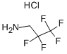 Structure of 2,2,3,3,3-PENTAFLUOROPROPYLAMINE HYDROCHLORIDE
