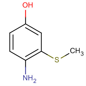 Structure of Phenol, 4-amino-3-(methylthio)-