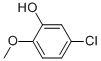 Structure of 5-chloro-2-methoxy-phenol