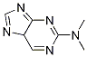 Structure of N,N-dimethyl-5H-purin-2-amine