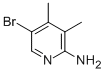 2-氨基-5-溴-3,4-二甲基吡啶结构式