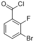 Structure of 3-Bromo-2-fluorobenzoyl chloride