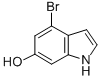 Structure of 4-BROMO-6-HYDROXYINDOLE