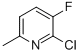 Structure of 2-Chloro-3-fluoro-6-picoline