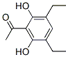 Structure of 1-(3,5-diethyl-2,6-dihydroxyphenyl)ethan-1-one