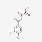 Structure of 4-(3,4-DICHLORO-PHENYL)-2,4-DIOXO-BUTYRIC ACID METHYL ESTER