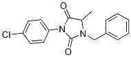 1-benzyl-3-(4-chlorophenyl)-5-methylimidazolidine-2,4-dione结构式
