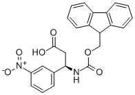Structure of FMOC-(R)-3-AMINO-3-(3-NITRO-PHENYL)-PROPIONIC ACID