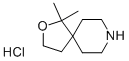 Structure of 1,1-DIMETHYL-2-OXA-8-AZASPIRO[4.5]DECANE HYDROCHLORIDE