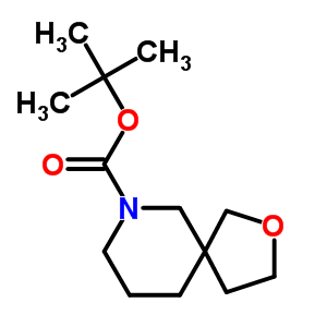 Structure of tert-Butyl-2-oxa-7-azaspiro[4.5]decan-7-carboxylat