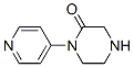 2-Piperazinone,1-(4-pyridinyl)-结构式