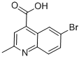 Structure of 6-bromo-2-methyl-quinoline-4-carboxylic acid