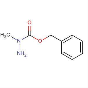 Structure of Hydrazinecarboxylic acid, 1-methyl-, phenylmethyl ester
