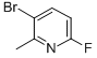 Structure of 5-BROMO-2-FLUORO-6-PICOLINE