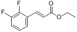 ETHYL 2?3?DIFLUOROCINNAMATE结构式