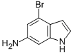 Structure of 4-BROMO-6-AMINOINDOLE