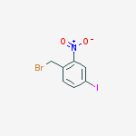 1-(bromomethyl)-4-iodo-2-nitrobenzene结构式