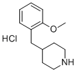 Structure of 4-(2-METHOXY-BENZYL)-PIPERIDINE HYDROCHLORIDE