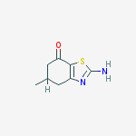 2-amino-5-methyl-5,6-dihydrobenzo[d]thiazol-7(4H)-one结构式