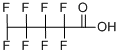 2,2,3,3,3,4,4,5,5-八氟戊酸结构式