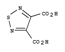 Structure of 1,2,5-thiadiazole-3,4-dicarboxylic acid