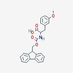 Fmoc-3-methoxy-DL-phenylalanine结构式