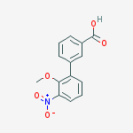 Structure of 2'-Methoxy-3'-nitro-3-biphenylcarboxylic acid