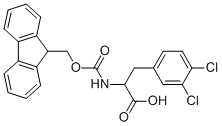3-(3,4-DICHLORO-PHENYL)-2-(9H-FLUOREN-9-YLMETHOXYCARBONYLAMINO)-PROPIONIC ACID结构式