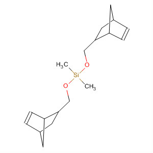 Structure of Silane, bis(bicyclo[2.2.1]hept-5-en-2-ylmethoxy)dimethyl-