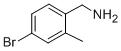Structure of 4-BROMO-2-METHYLBENZYLAMINE
