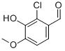 Structure of 2-CHLORO-3-HYDROXY-4-METHOXYBENZALDEHYDE
