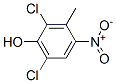 2,6-dichloro-4-nitro-m-cresol结构式