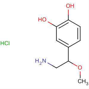 DL-β-O-Methylnorepinephrine Hydrochloride结构式