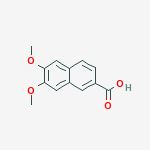 Structure of 6,7-dimethoxynaphthalene-2-carboxylic acid