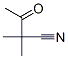Structure of Butanenitrile,2,2-dimethyl-3-oxo-