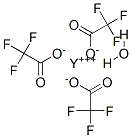 Structure of YTTRIUM TRIFLUOROACETATE HYDRATE