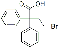 Structure of 4-Bromo-2,2-diphenylbutyric acid
