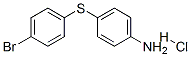 Structure of 4-[(4-BROMOPHENYL)THIO]ANILINE HYDROCHLORIDE