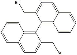 (S)-2,2'-双(溴甲基)-1,1'-联萘结构式
